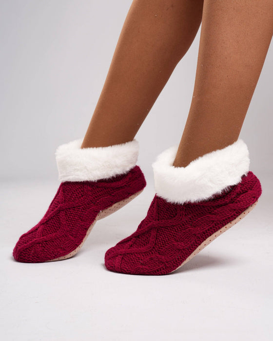 Mysiga tofflor - Bordeaux 36-40