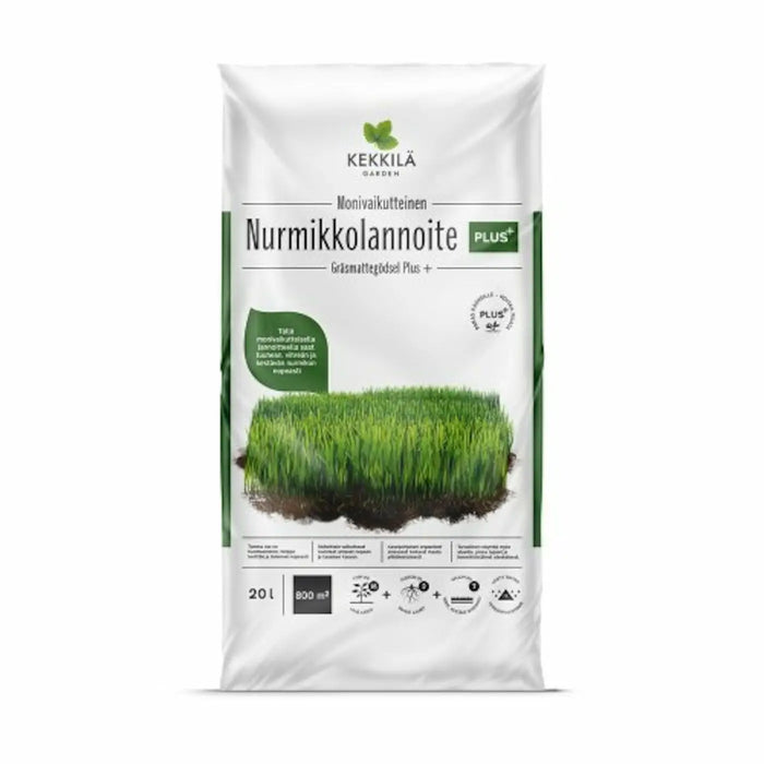 Kekkilä nurmikkolannoite plus+ 20L - Primica Tools