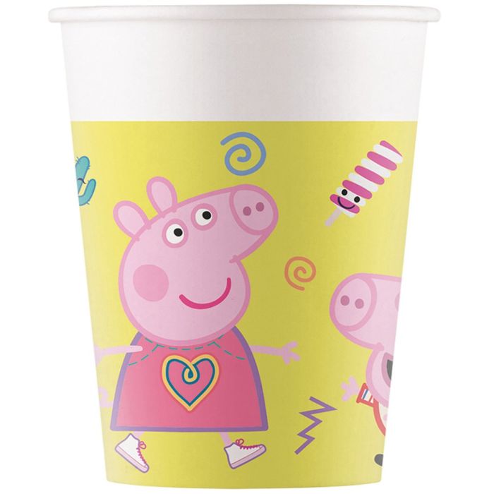 Pipsa Possu Kertakäyttömuki kartonki 200 ml 8 kpl