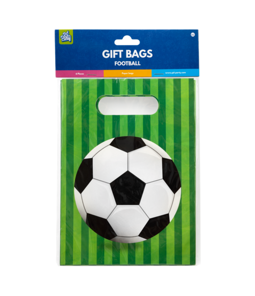 Presentpåsar med fotbollsmotiv