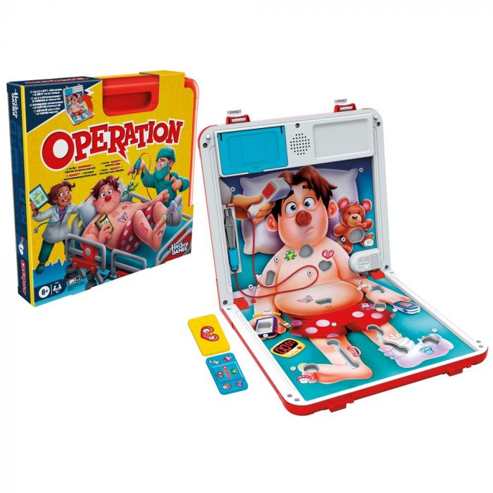 Hasbro Games Operation peli uusi FI, SV, NO, DK
