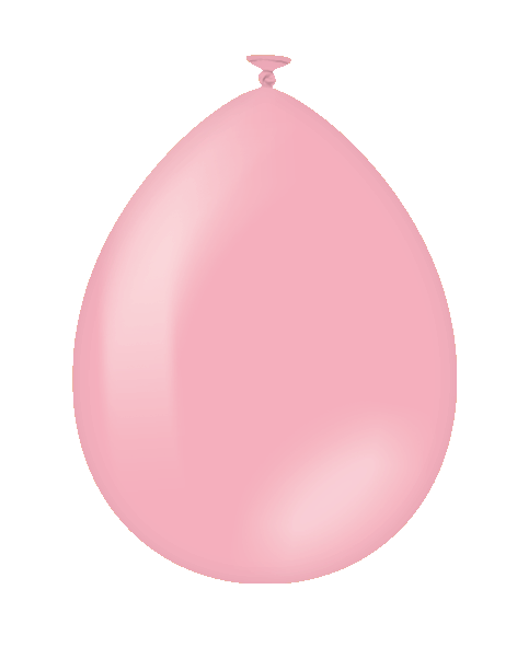 Ballonger 10 st. - Pastellrosa