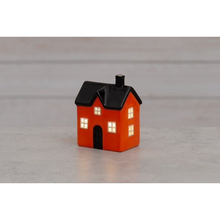 Finnlumor Talolyhty LED-valolla 13 cm Halloween