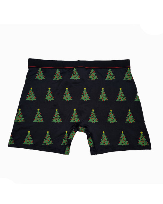 Boxershorts - Svarta med julgranar