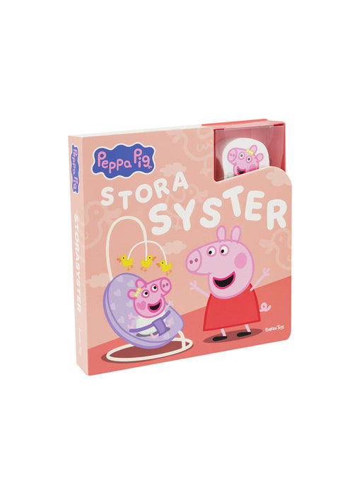 Peppa Pig - Bok Med 1 Träfigurer - Stora Syster (SE)