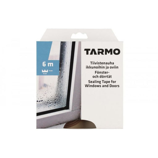 Tarmo Ikkunatiiviste E-profiili ruskea 6 m - Primica Tools