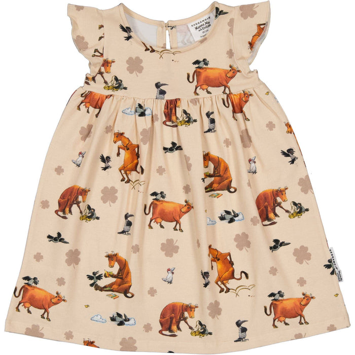 Klänning Mamma Mu och Kråkan Beige