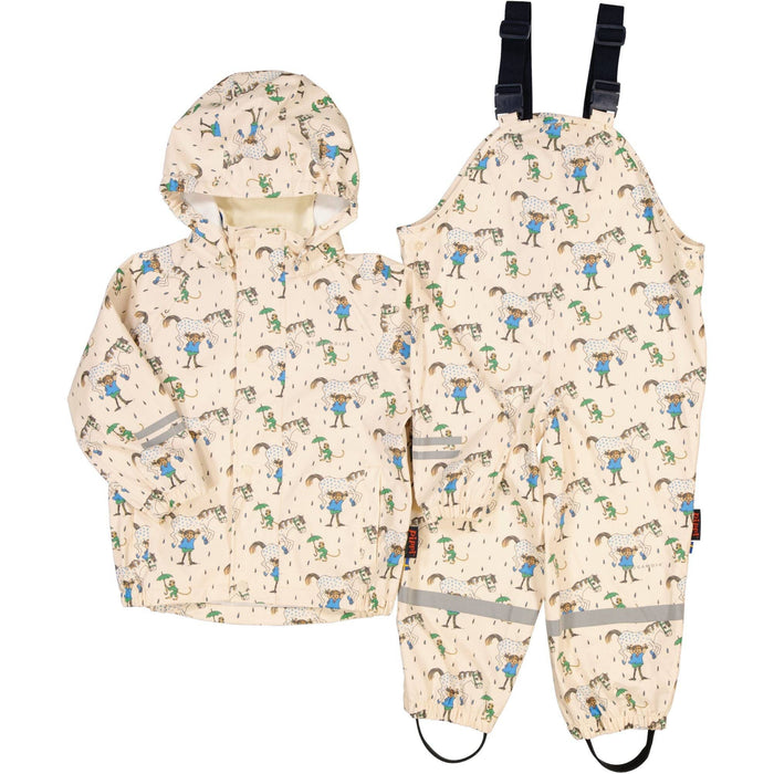Regnset Pippi Långstrump Beige