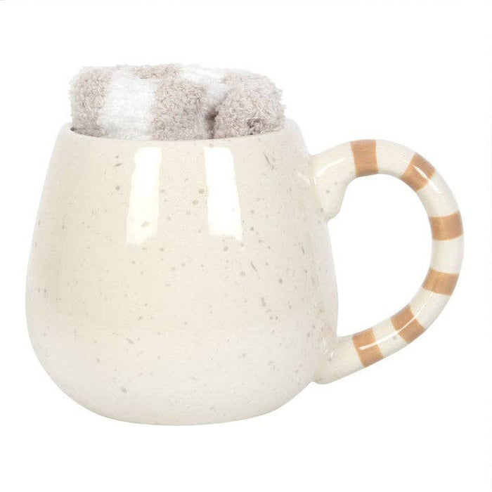 Snögubbe julmugg och strumpset