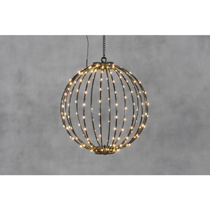 Finnlumor LED-valopallo 30 cm 160 LED lämminvalkoinen
