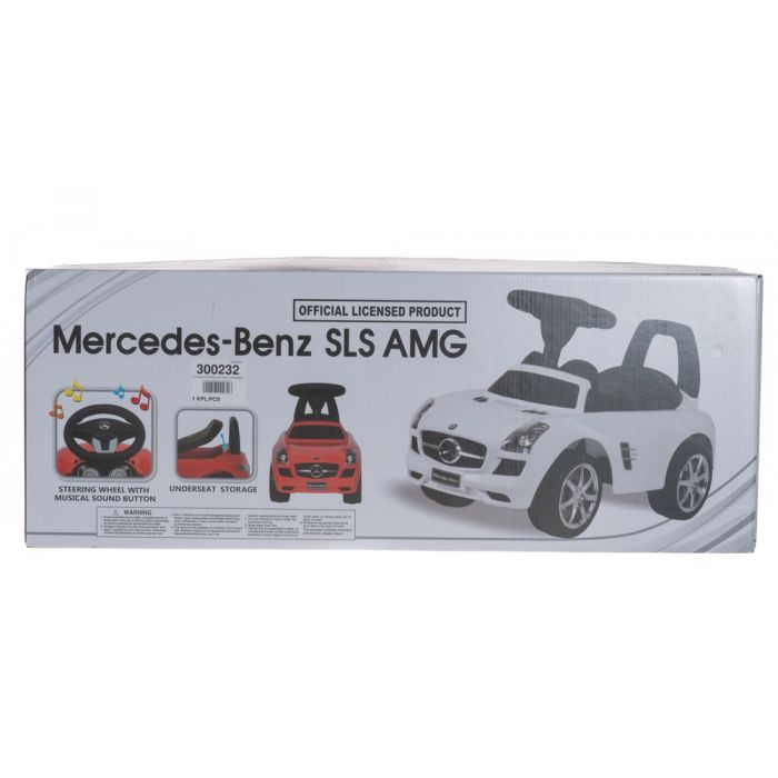 Potkuauto Mercedes Benz valkoinen - Primica Tools