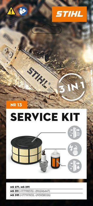 Stihl Service Kit 13, moottorisahoille MS 271, MS 291, MS 391 (2014-) - Primica Tools