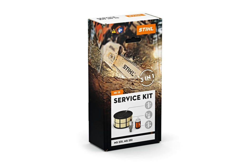 Stihl Service Kit 15, moottorisahoille MS 231, MS 251 - Primica Tools