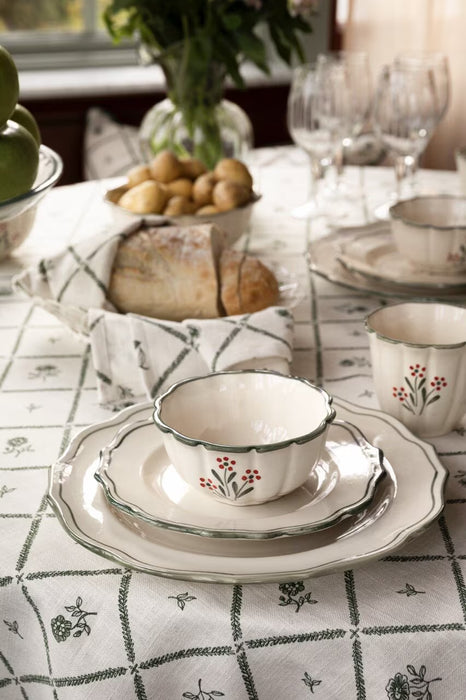 Assiett Esther Vildblomma Grön