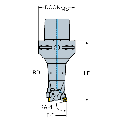 BR30-56CC06F-C5 Kolmiteräinen CoroBore® BR30 -rouhinta-avarrin - Primica Tools