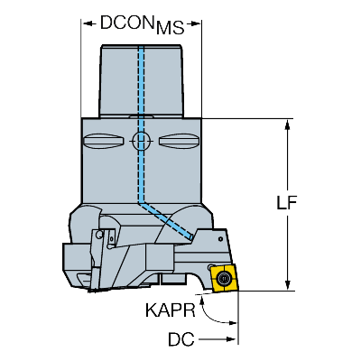 BR30-122CC12F-C8 Kolmiteräinen CoroBore® BR30 -rouhinta-avarrin - Primica Tools