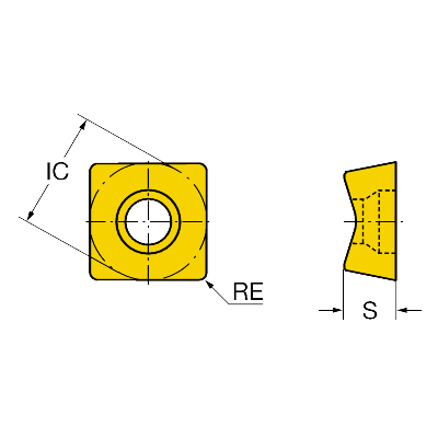 690-100510M-P-SL S40T CoroMill® 690 insert for milling - Primica Tools