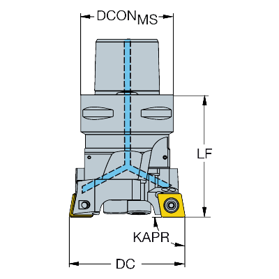 BR20-116CC12F-C8 Kaksiteräinen CoroBore® BR20 -rouhinta-avarrin - Primica Tools
