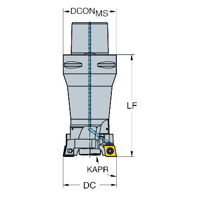 BR20-71CC12F-C6 Kaksiteräinen CoroBore® BR20 -rouhinta-avarrin - Primica Tools