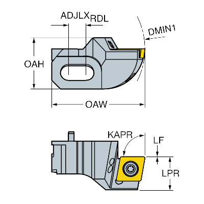 BR10-FA-CC12F-00 Luistisarja CoroBore® BR10 -avartimeen - Primica Tools