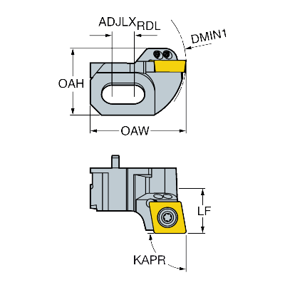 BR20-DB-CC09F-13 Luistisarja CoroBore® BR20 -avartimeen - Primica Tools