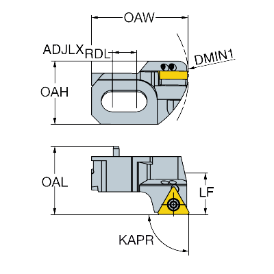 BR20-EB-TC16F-18 CoroBore® BR20-teräelementti avarrukseen - Primica Tools