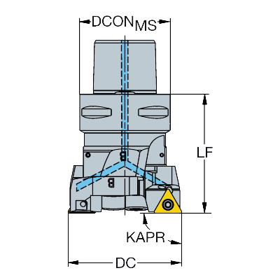 BR20-71TC16F-C5 Kaksiteräinen CoroBore® BR20 -rouhinta-avarrin - Primica Tools