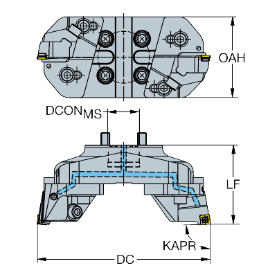 820L-250SP12Y CoroBore® 820 XL, kevyt rouhinta-avarrin - Primica Tools